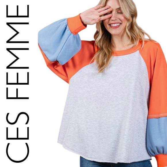 Ces Femme Tops - 151:  CES FEMME NEW LIGHTWEIGHT SWEATSHIRT LAST ONE